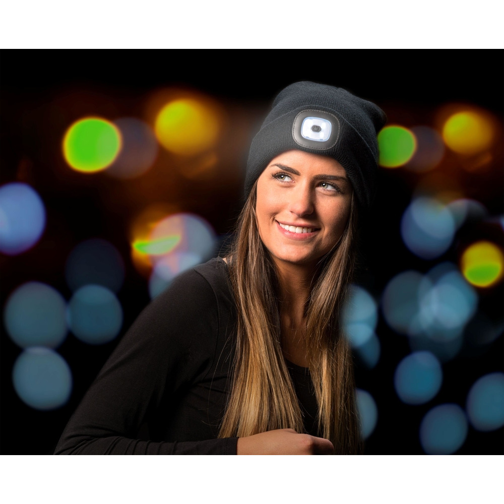 LED-Mütze, schicke Haube mit integriertem Licht