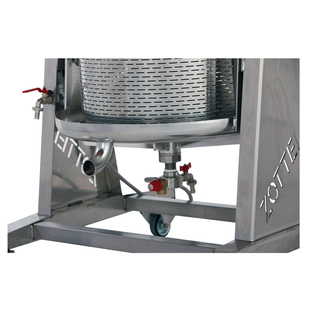 Wasserpresse Edelstahl für Obst 160 Liter