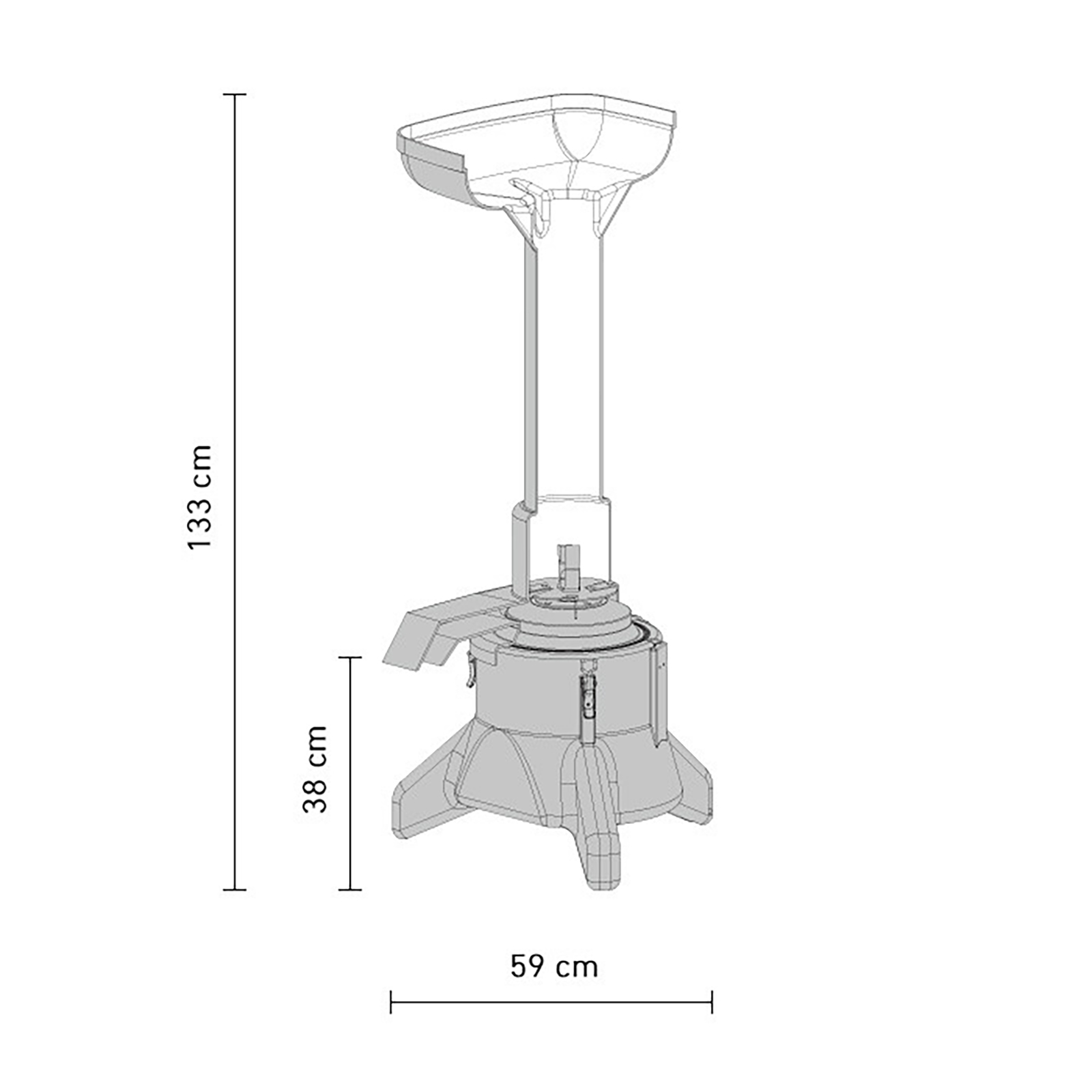 Kernobstschneidmühle 230V