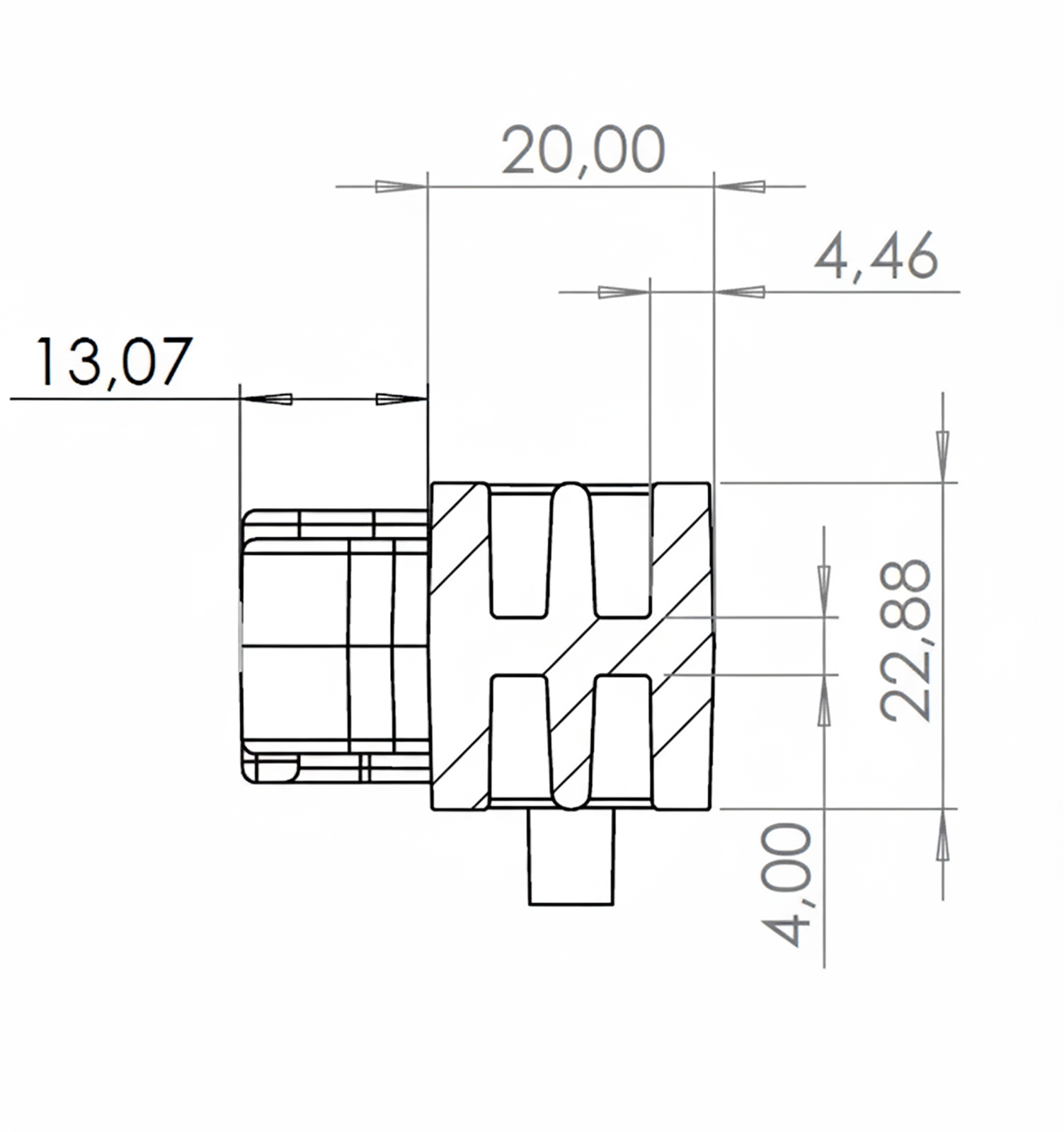 Kunststoffpfahl Premium 107 cm
