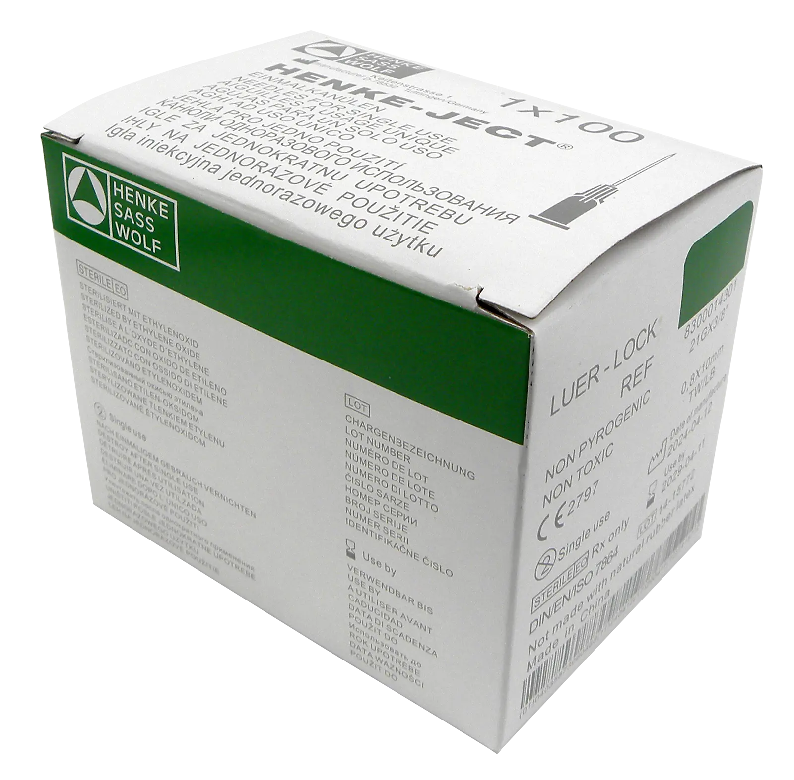 Einmalkanüle HSW FINE-JECT®, 100 Stk.