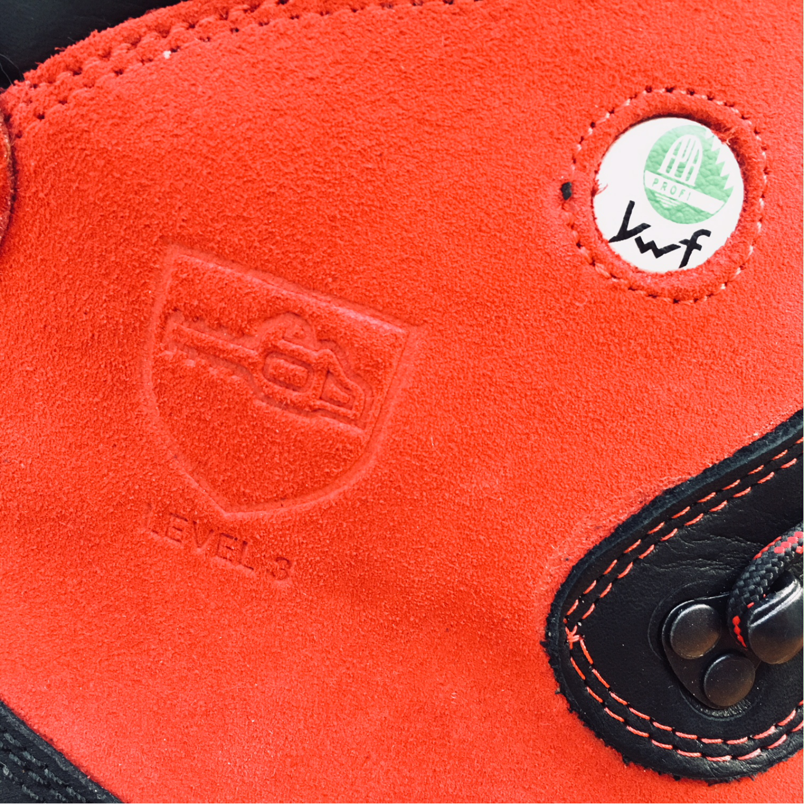 Forstschuh EXCELSIOR rot Klasse 3 Schnittschutzstiefel