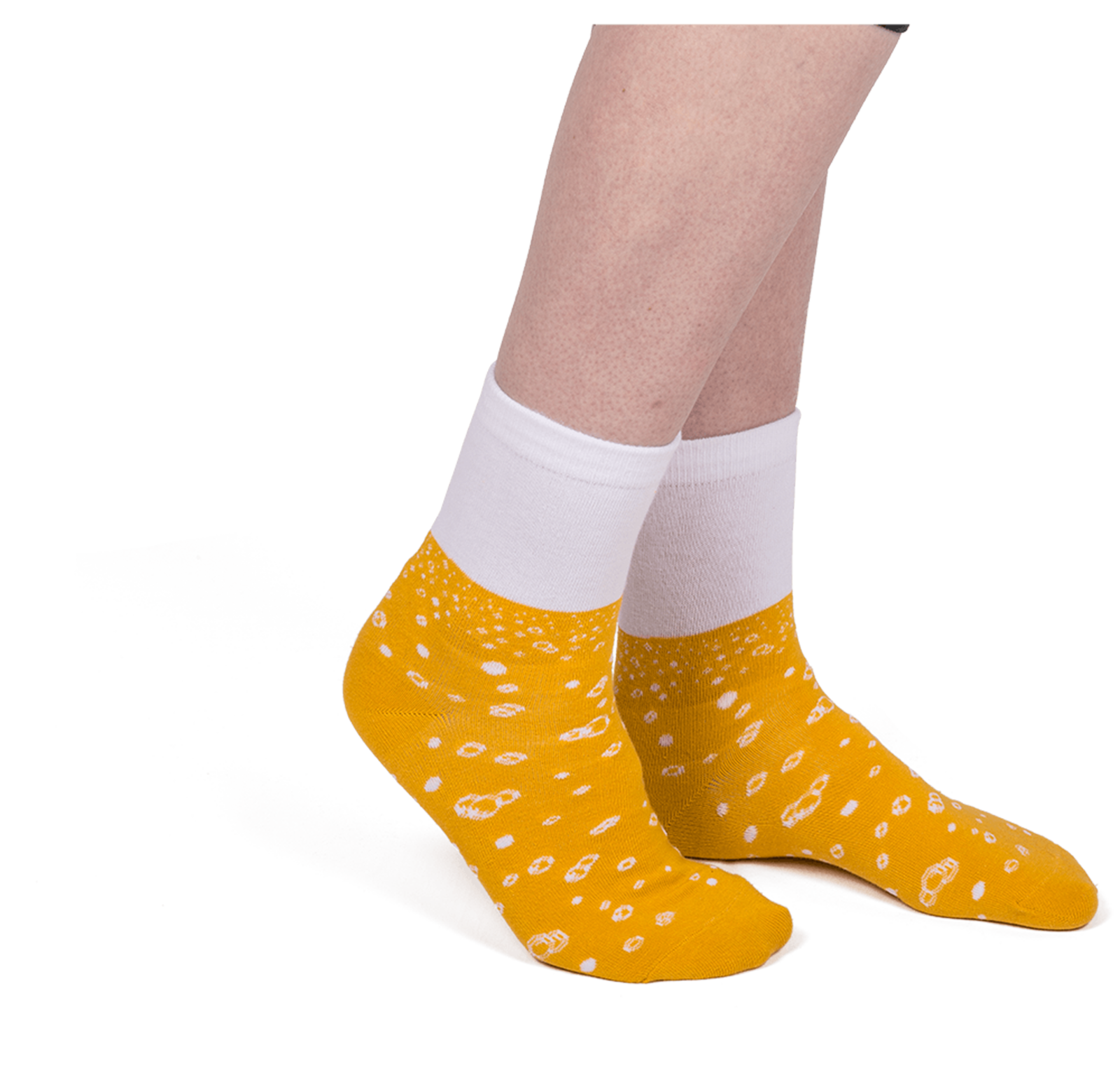 Socken Bier in Dose