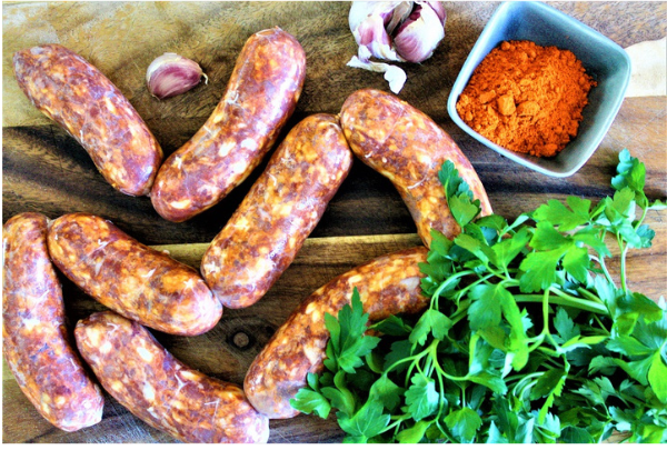 Spanische Grill Bratwurst