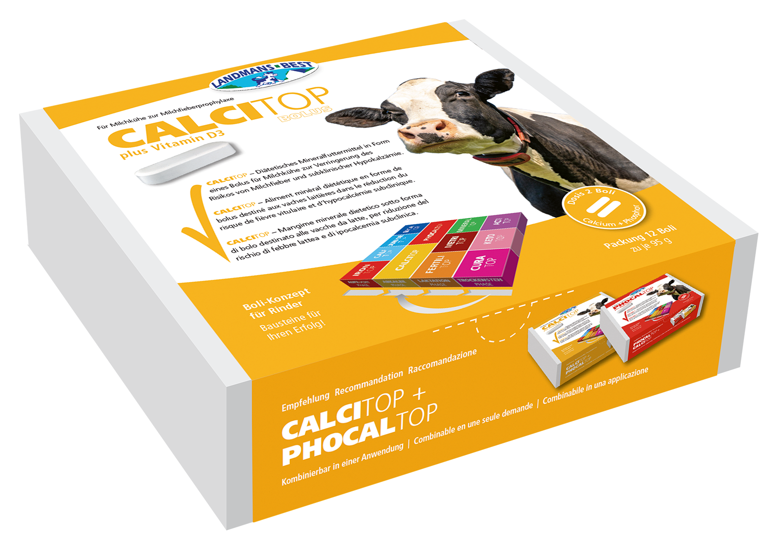 Bolus Calcitop - boîte de 12