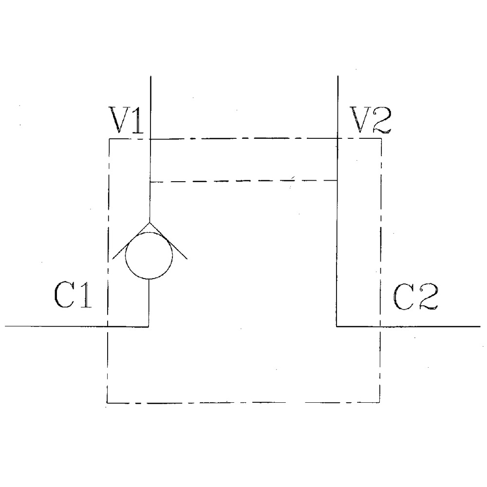 Rückschlagventil - Sperrblock hydraulisch entsperrbar