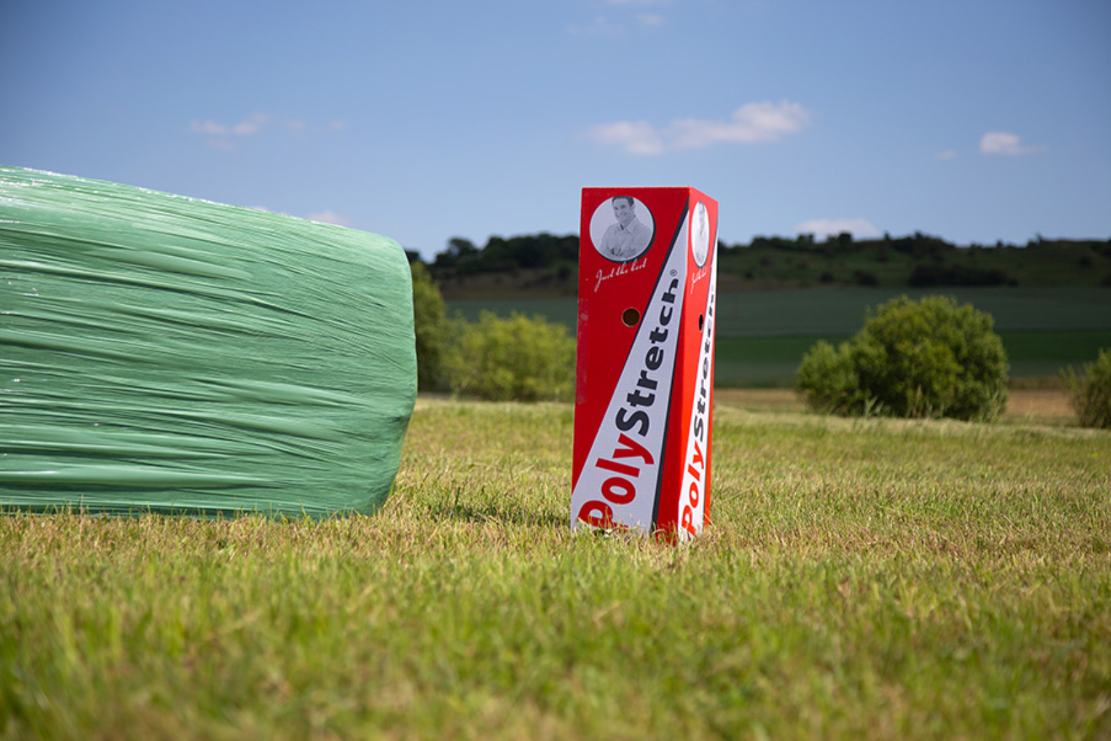 Rundballen Stretchfolie Polystretch 0,5 x 1.800 m 5-lagig