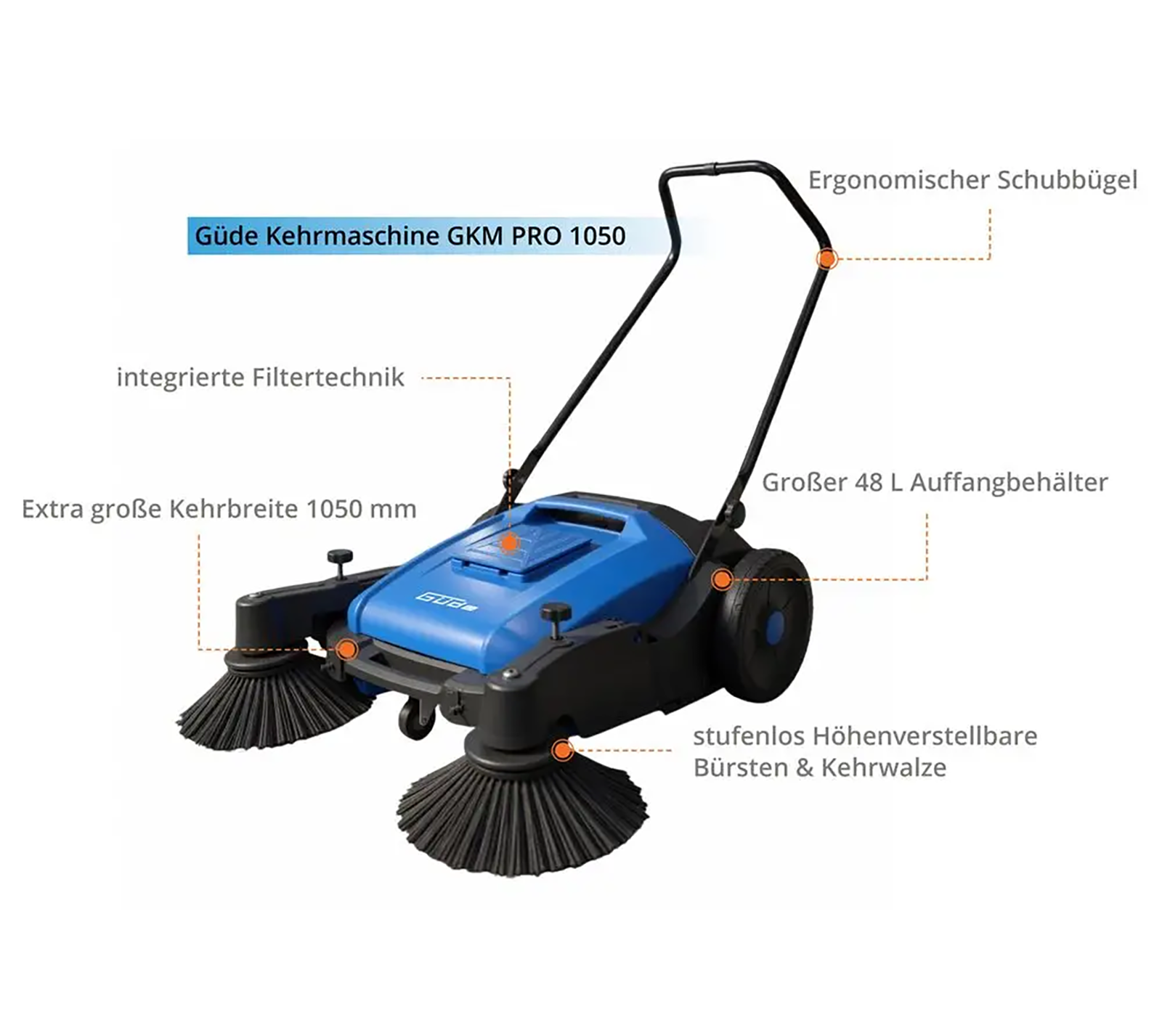 Kehrmaschine GKM PRO 1050