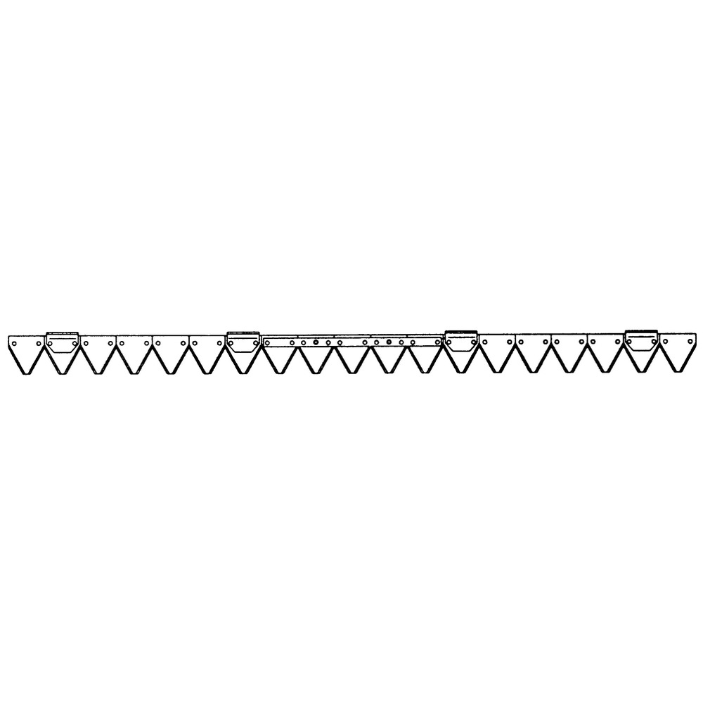 Mähmesser passend zu AGRIA 5400, 5500 - 2 Gewindelöcher M8, Lochabstand 152,4 mm