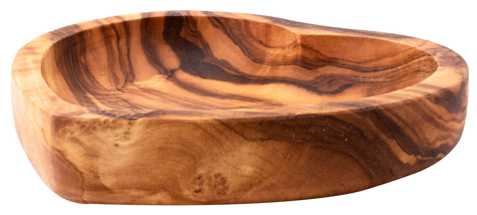 Olive Wood Heart-Shaped Bowl 13cm