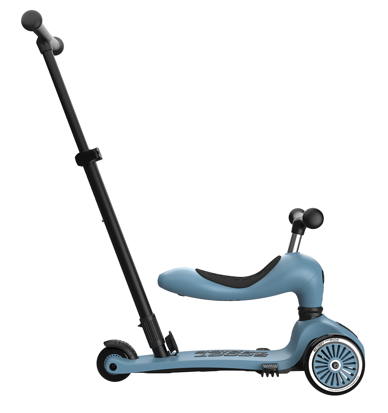 Roller 2in1 Highwaykick1 blau (Farbe steel)
