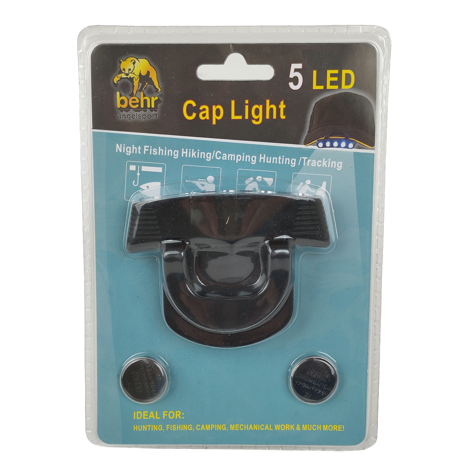 LED Cliplamps für Kappe inkl. Batterie