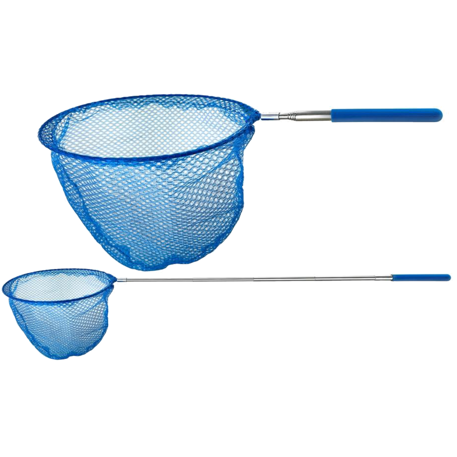 Kinder-Set Kescher und Falteimer blau