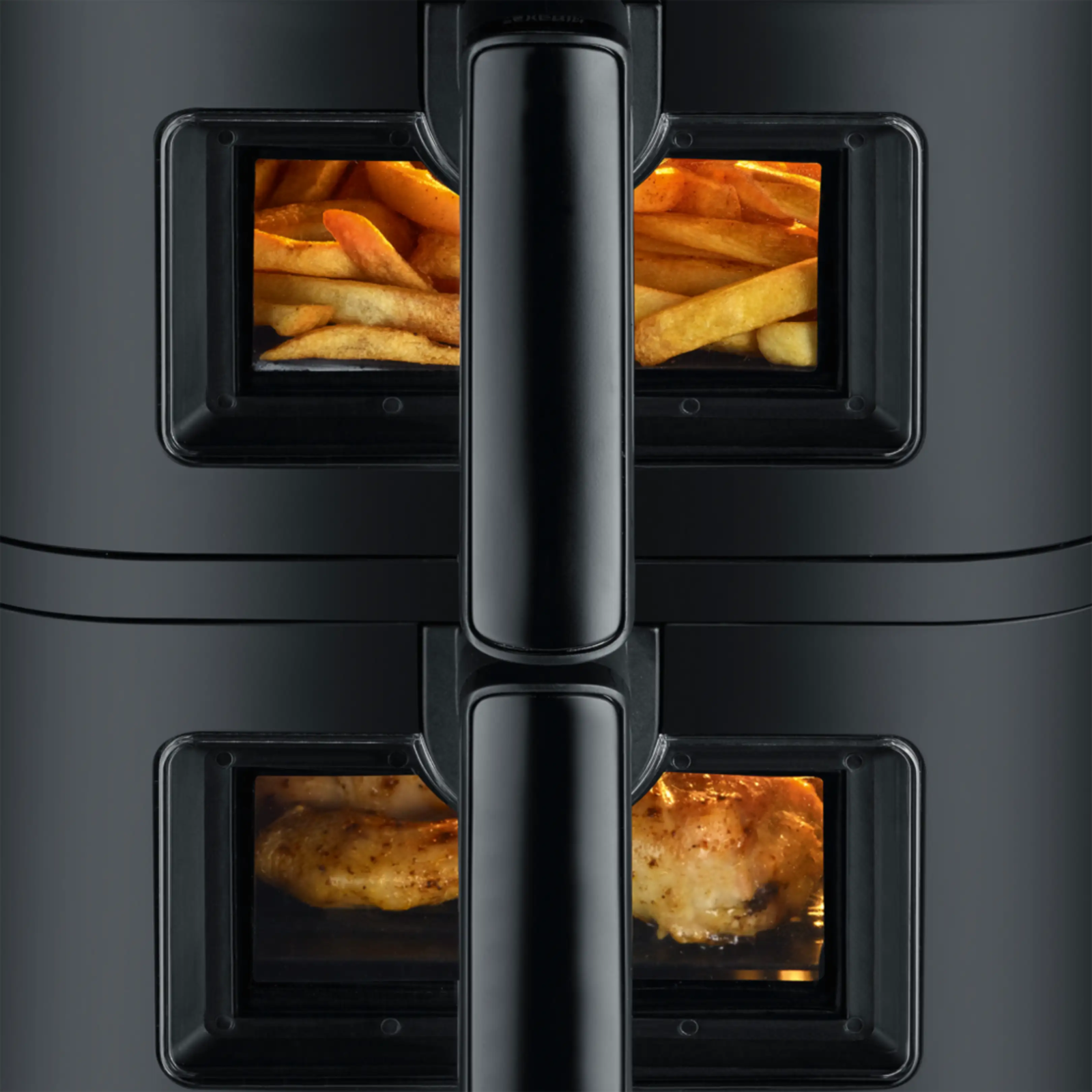 Heißluftfritteuse Doppel 2 x 5,5 Liter