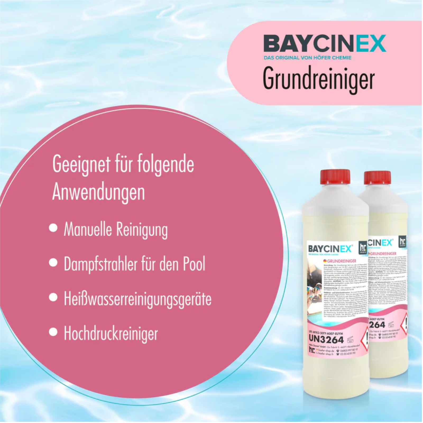 Grundreiniger 1 L für Pools