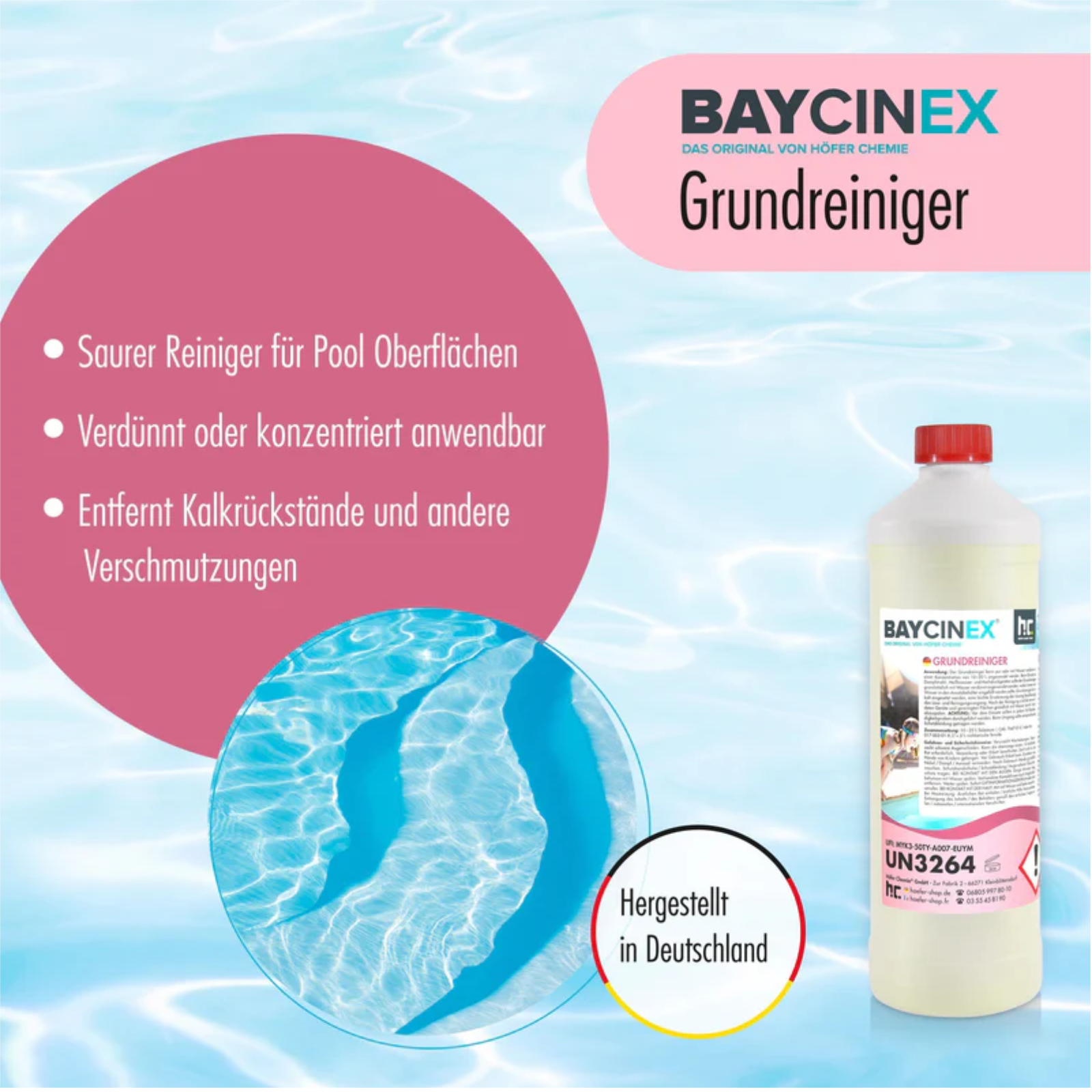 Grundreiniger 1 L für Pools