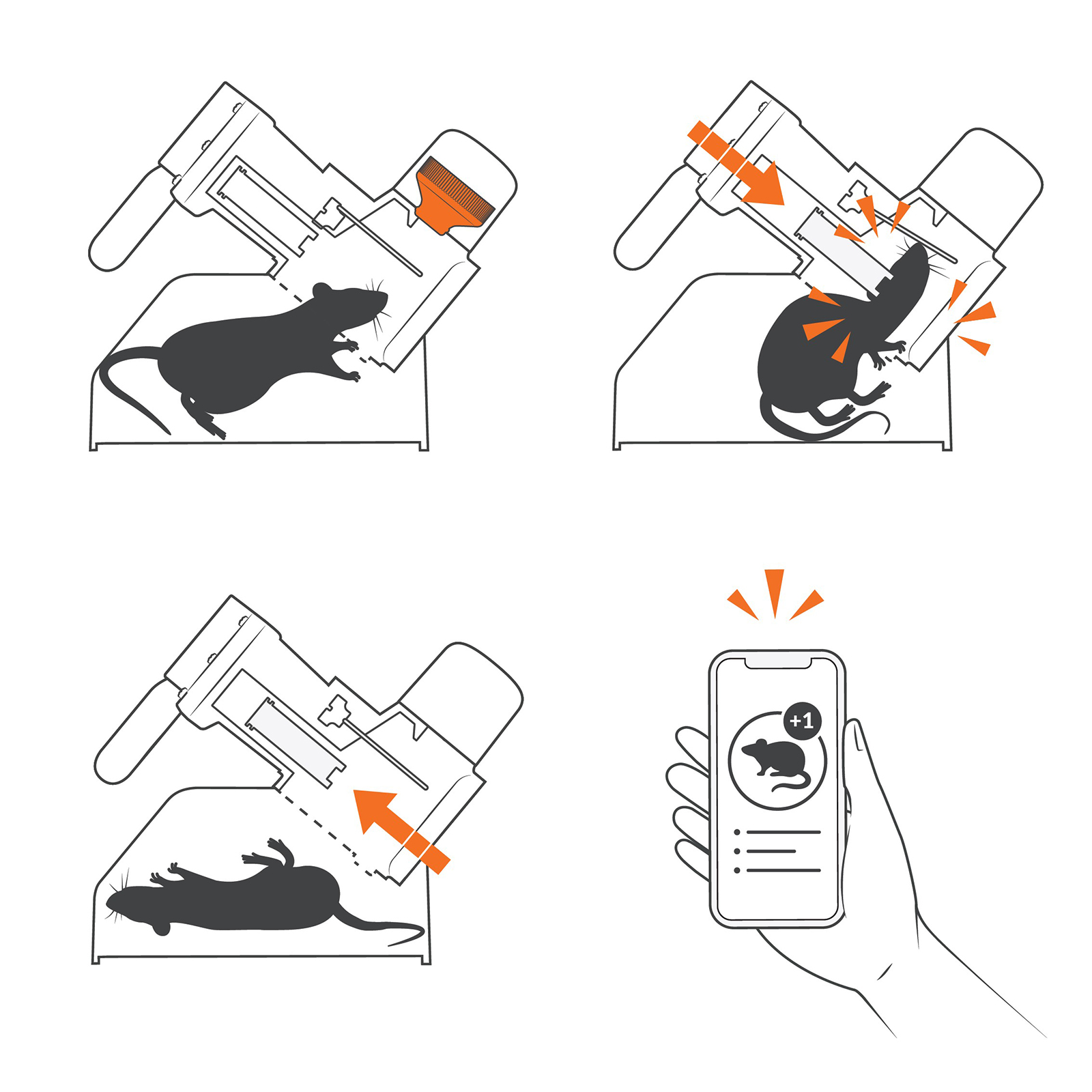 Ratten- und Mausefalle A24 Smart-Kit