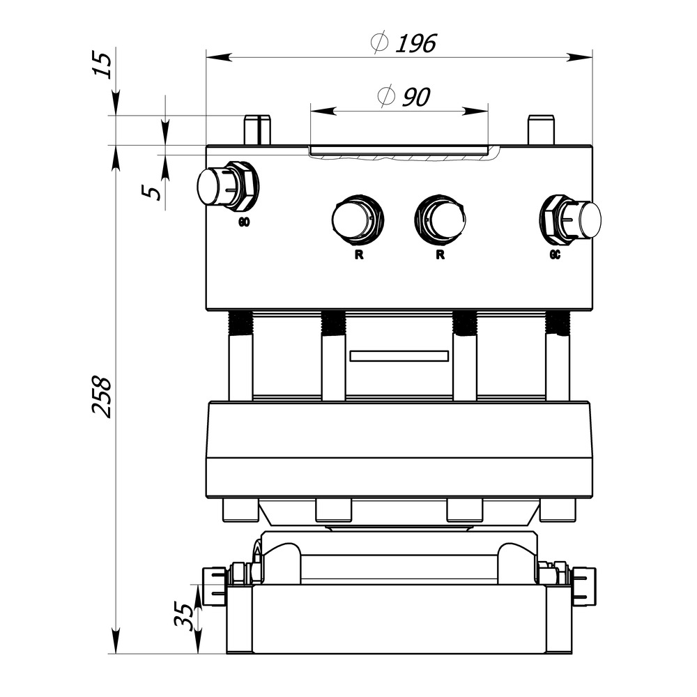 Rotator FHR 6.000 2-Flansch