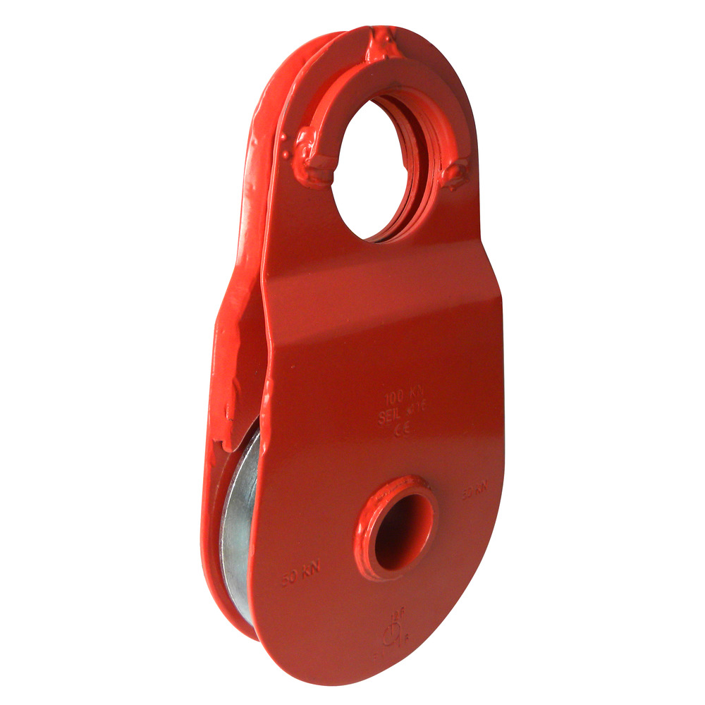 Seilrolle SR16 mit drehbaren Seitenblechen