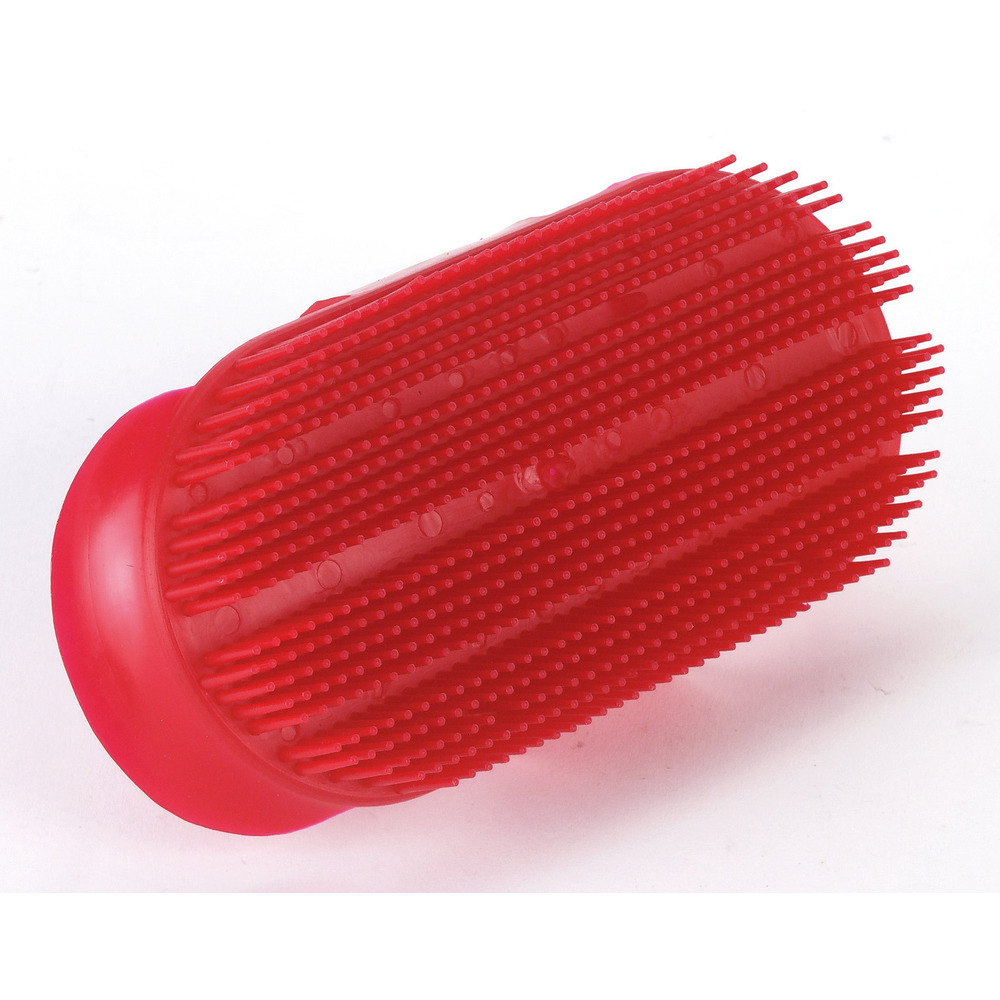 Nadelstriegel Kunststoff rot