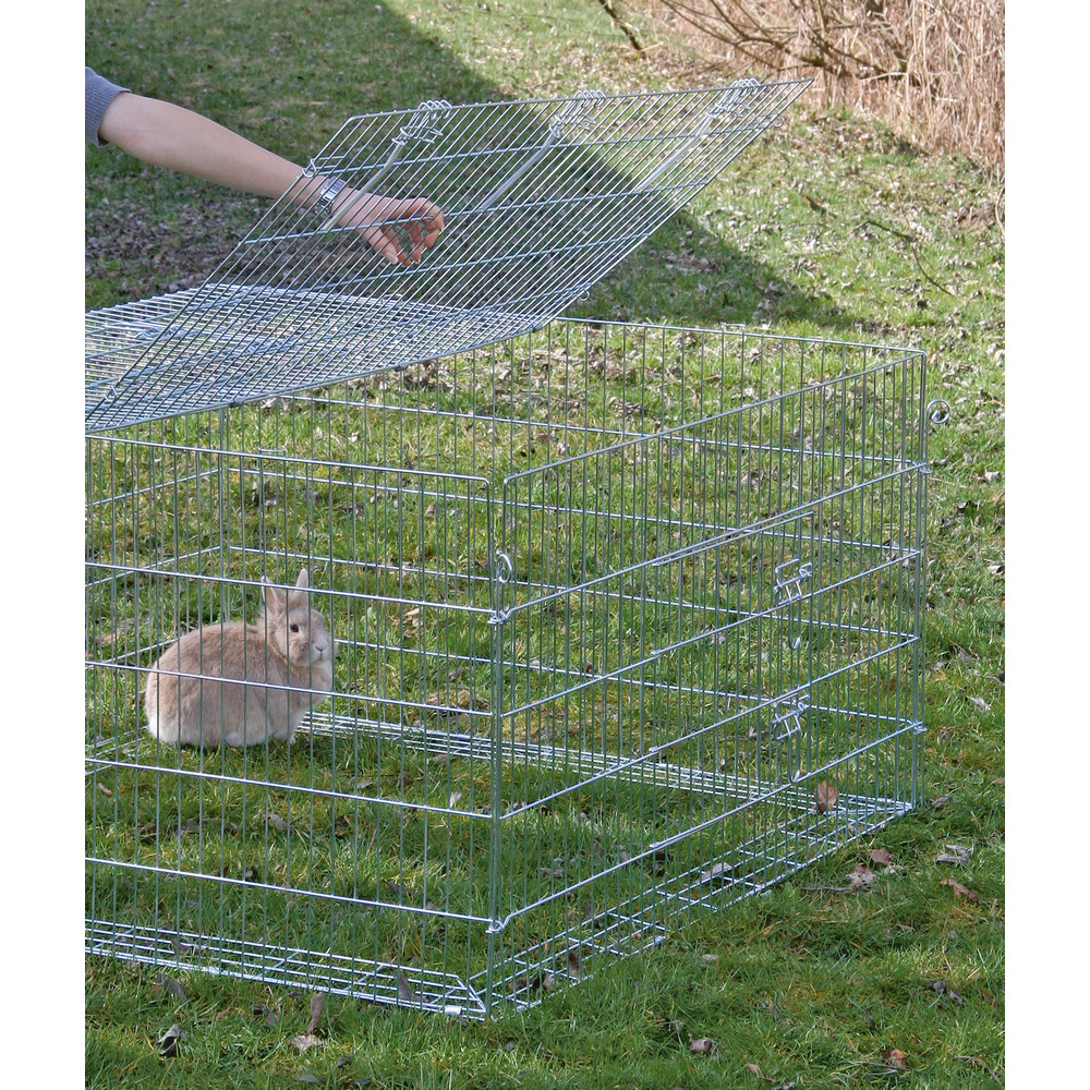 Freilaufgehege mit Ausbruchsperre