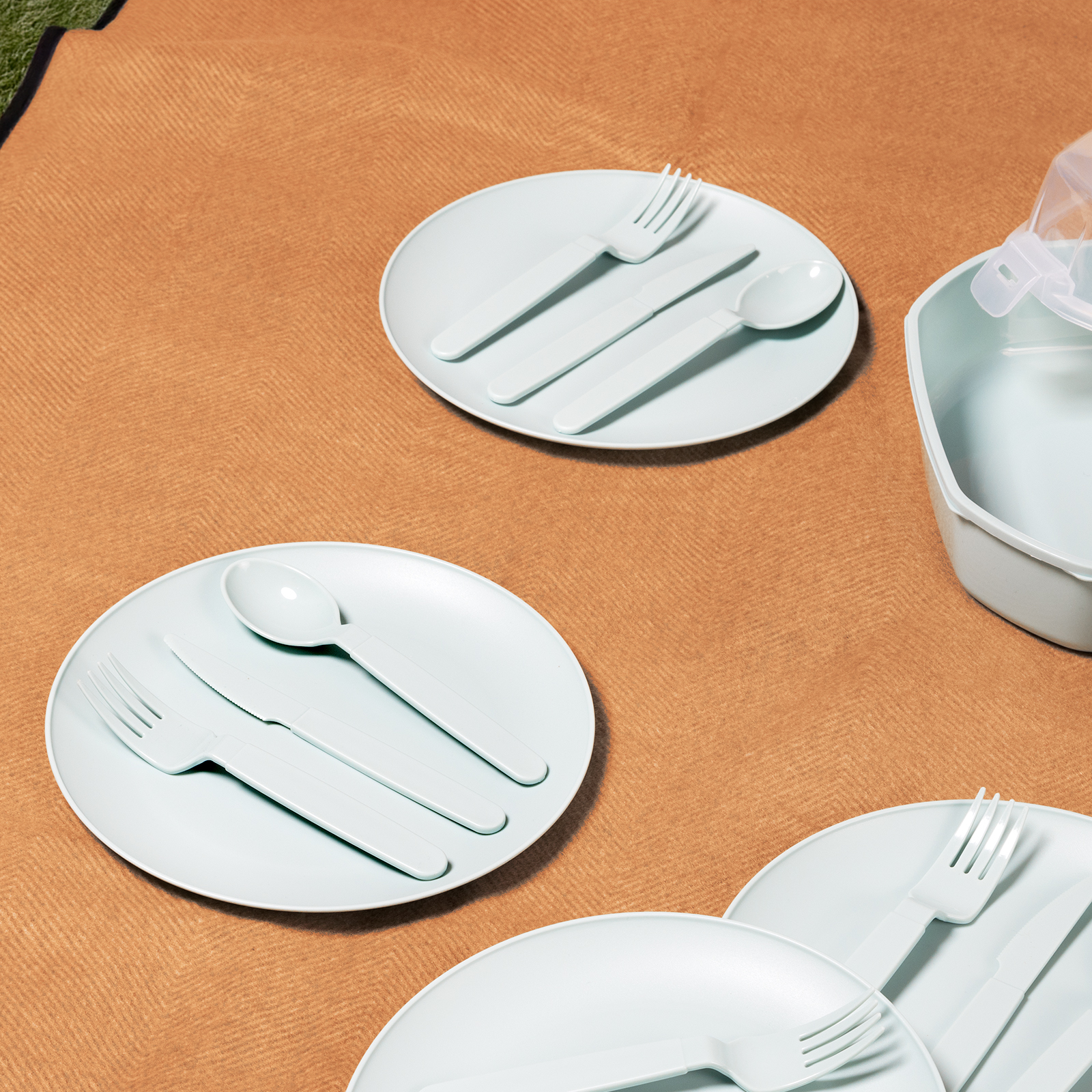 Picknick-Set 21tlg aus Kunststoff