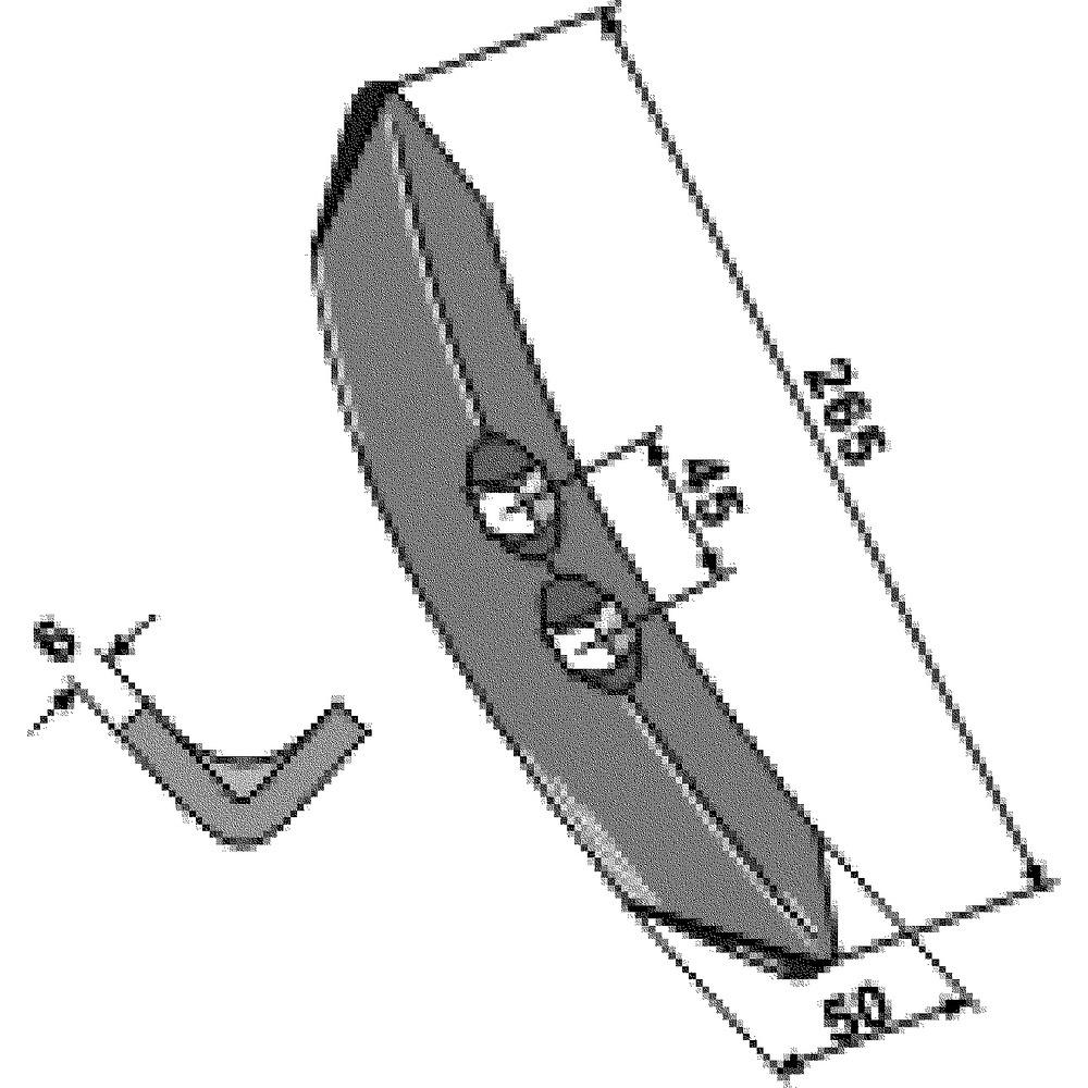 Schar 50x265x6 mm