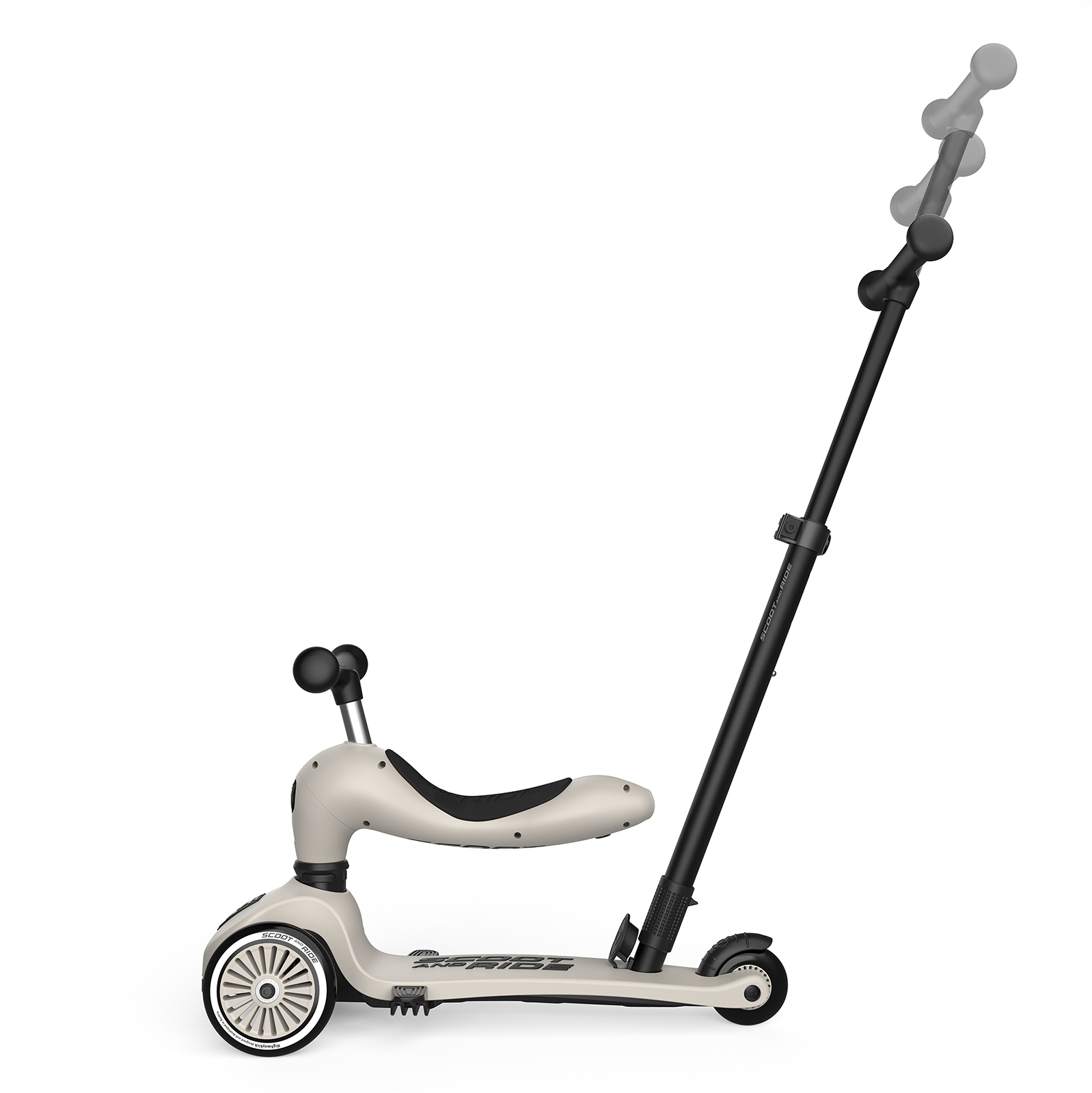 Trottinette 2-en-1 Highwaykick 1, beige-gris (Ash)