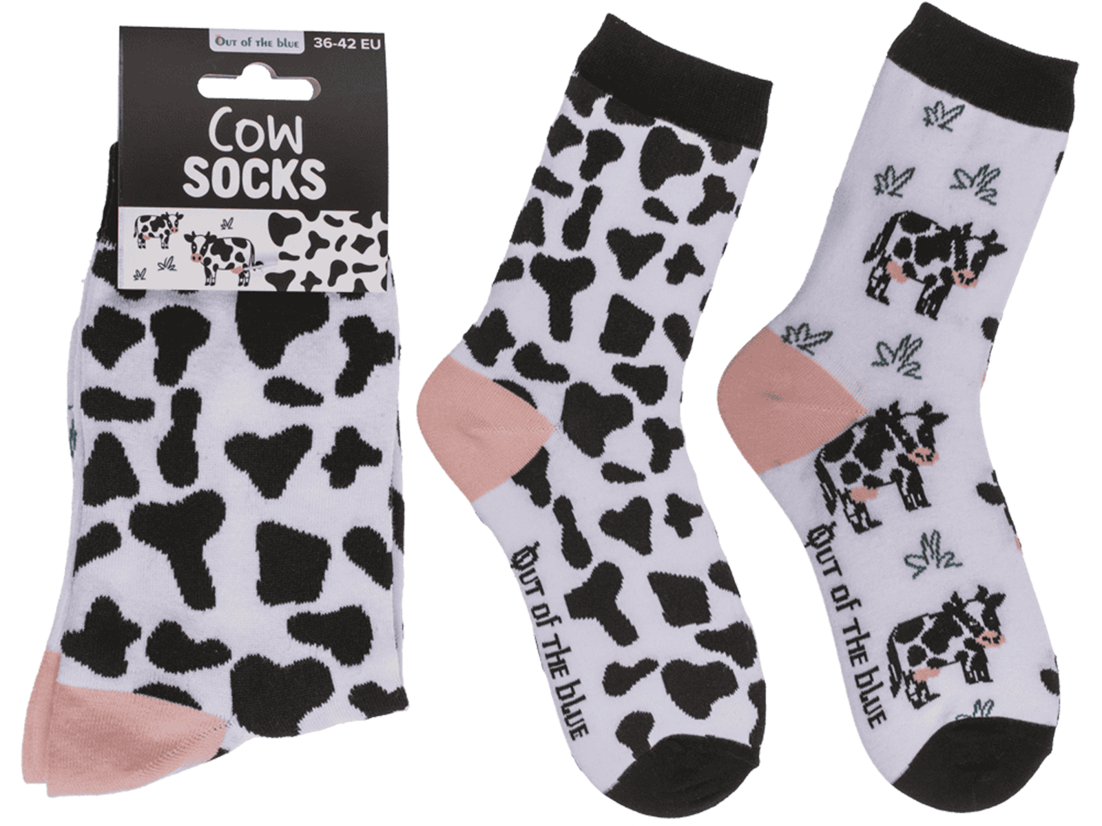 Socken Kühe in Größe 36–42