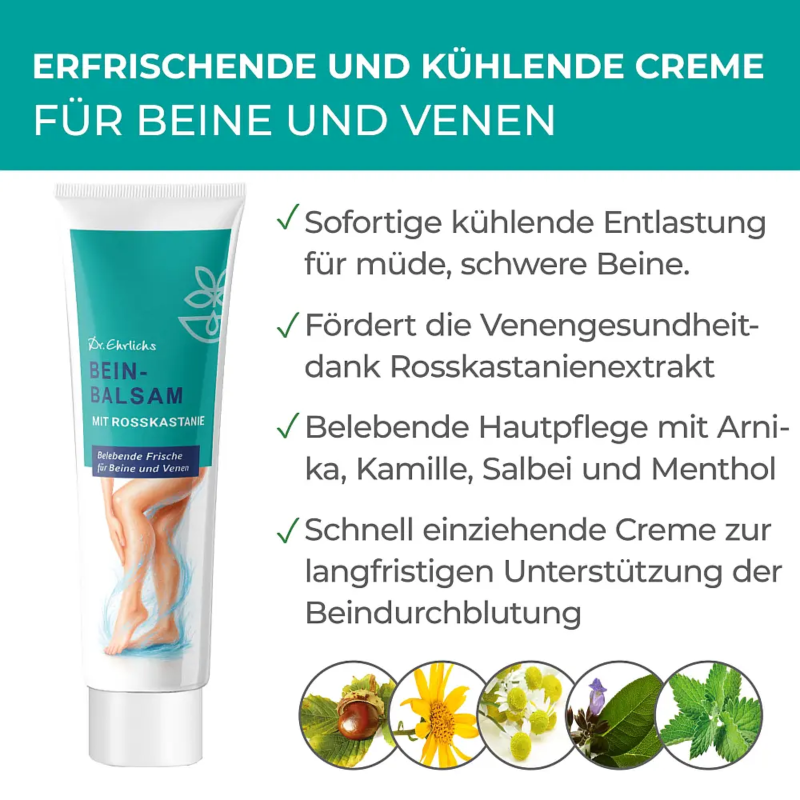 Baume pour les jambes au marron d'Inde 100ml