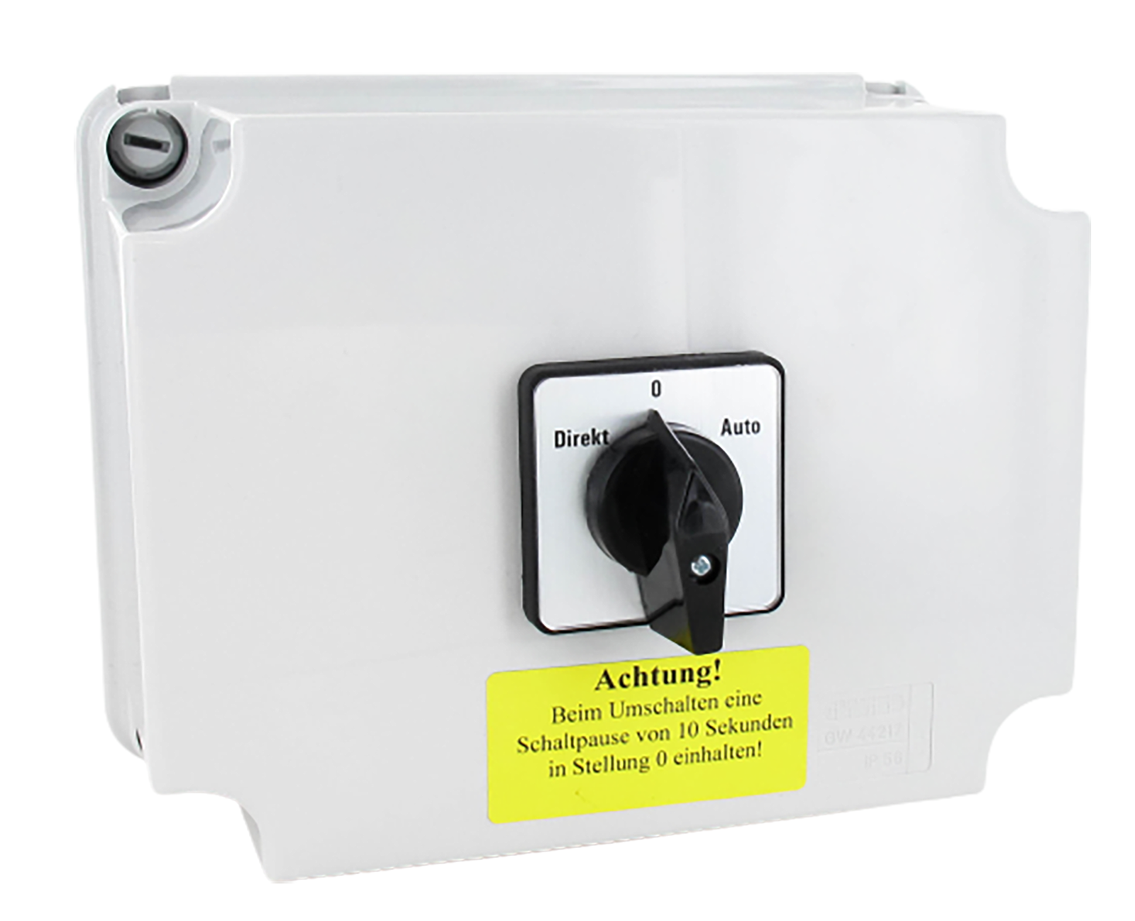 Mains changeover switch for VFDs up to 5.5 kW