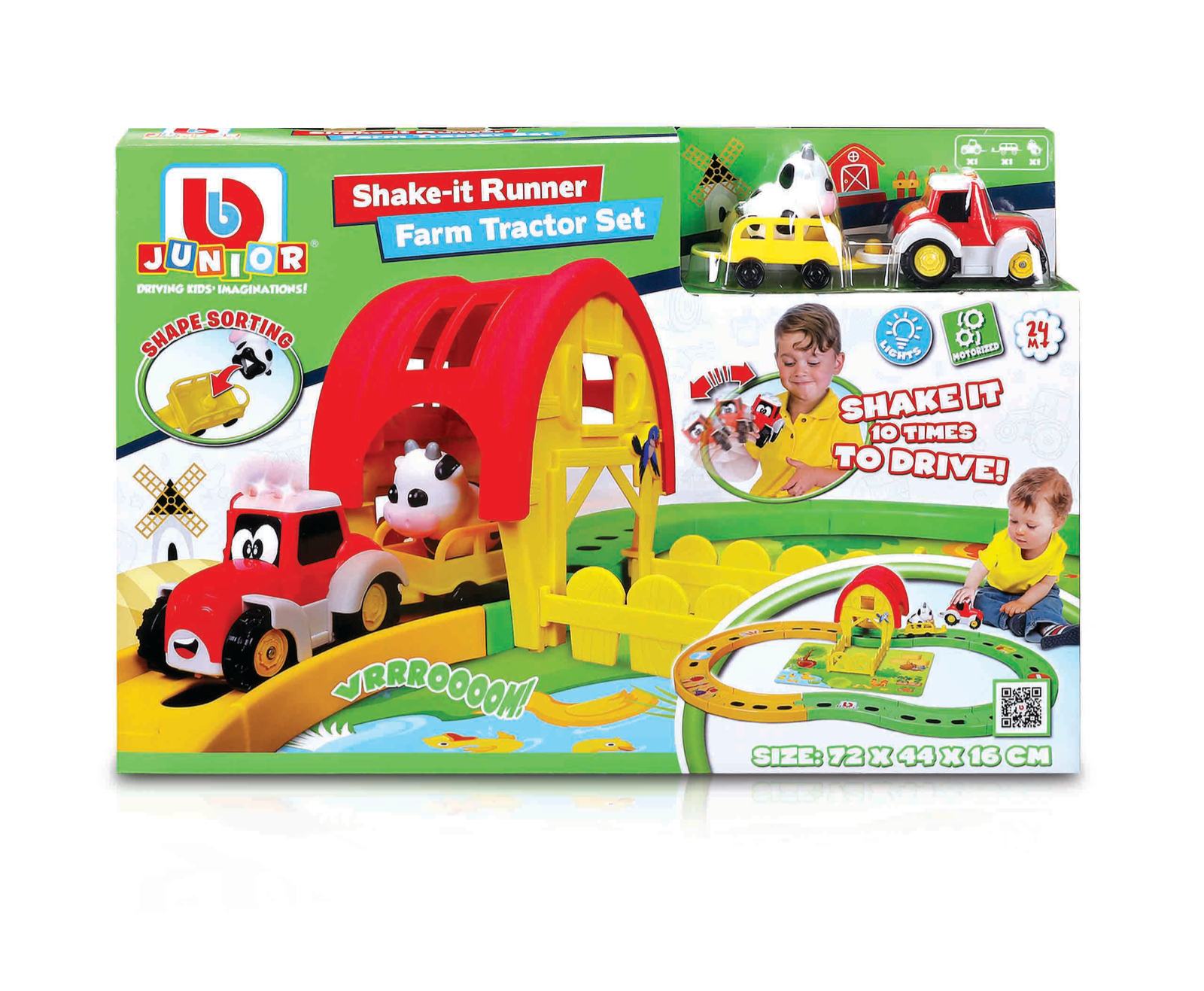 Traktor Shake-it mit Farm Set