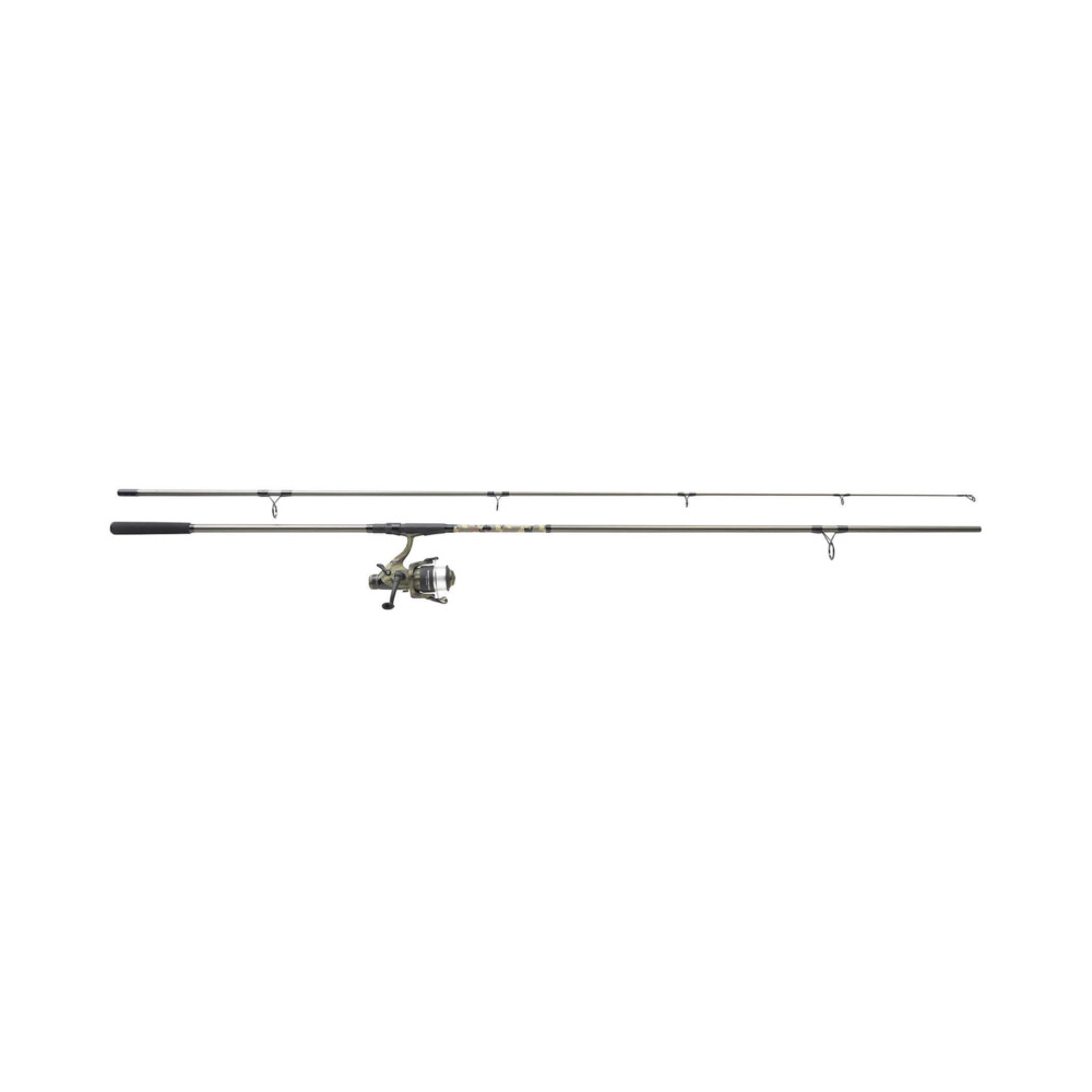 Angelrute Set 3,60 m 3,00 lbs Fiber Glass Angelrute+Spule+Schnur
