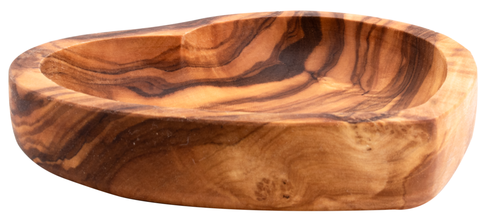 Olive Wood Heart-Shaped Bowl 13cm
