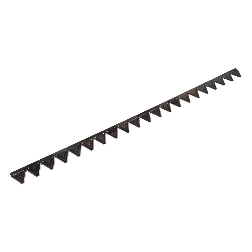 Mähmesser zu Rapid EURO-3 mit Mulchzusatz links und rechts, 2 Gewindelöcher M8, LA=122 mm