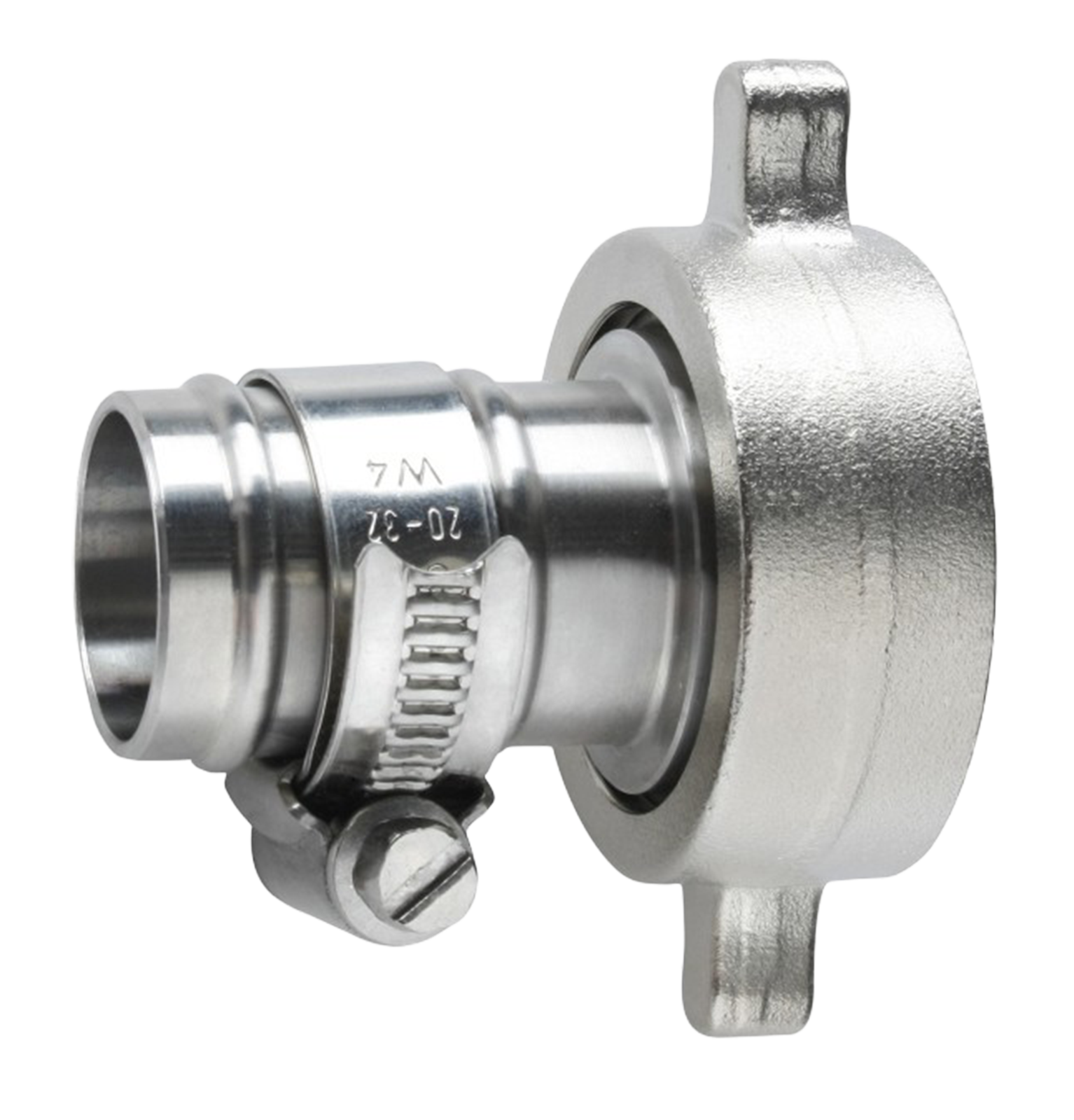 Raccord de tuyau 3/4" en acier inoxydable