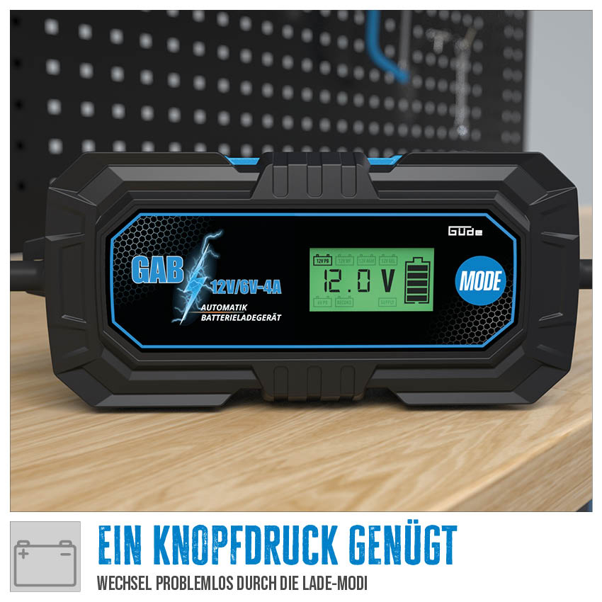 Batterieladegerät GAB 12/6V-4A